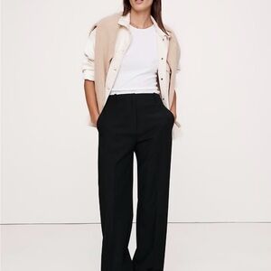 Banana Republic High Rise Modern Straight Refined Pants
